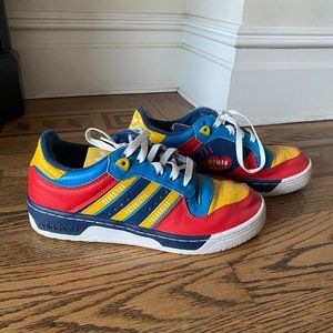 adidas Human Made x Rivalry Low 'Scarlet Aqua'